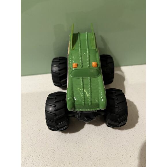 Hot Wheels Monster Jam Truck Pull Back Car Dragon McDonalds Green 4" Plastic Toy - Picture 2 of 5